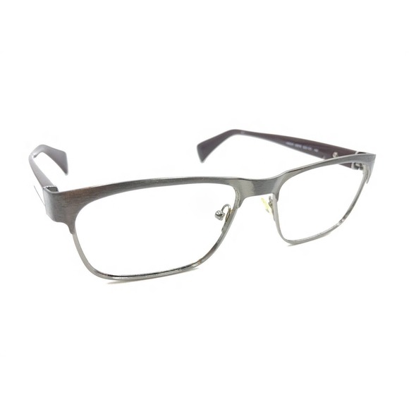 Prada VPR 61P SL3-1O1 Gunmetal Gray Brown Eyeglasses Frames 53-16 140 Italy - Picture 1 of 12